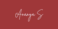 Ananya S